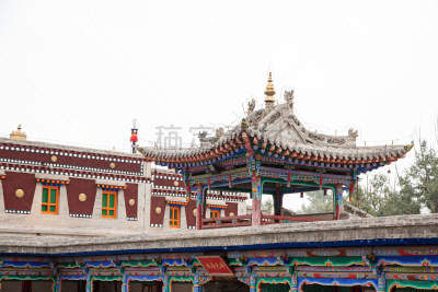修道院,寺庙,塔尔寺,都市风景,青海省,西宁,佛经,喇麻庙,萨满,横幅