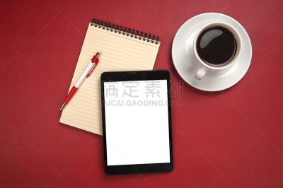 小的,咖啡,空白的,笔记本,水笔,药丸,留言板,格记录纸,任务清单,圆珠笔