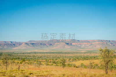 地形,路,河流,金伯利高原,偏远地区,自然,天空,水平画幅,绿色,无人