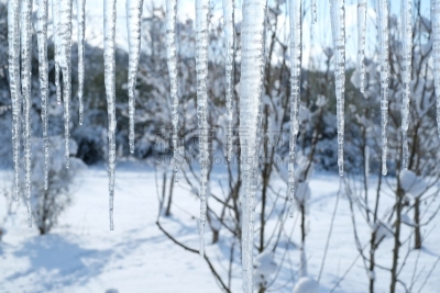 冰柱,冰块,水平画幅,雪,无人,日本,户外,苗床罩,自然纹理,雪山