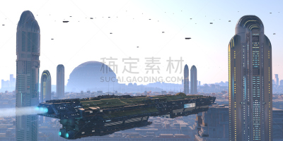 城市,尤娜,中殿,后现代,古代文明,圆顶建筑,外星人,太空船,未来,幻想