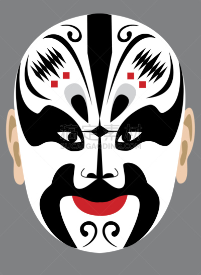 北京,歌剧,面具,歌剧院,华丽的,红色,垂直画幅,图像,面部表情,矢量