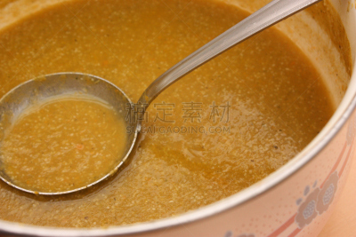 汤,粗粒小麦粉,蔬菜,多样,锅,蔬菜汤,水平画幅,长柄勺,晚餐,法国