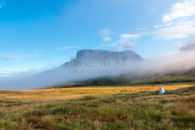 罗赖马山,罗赖马州,平顶山区,平顶山,canaima,委内瑞拉,南美,水平画幅,无人,户外