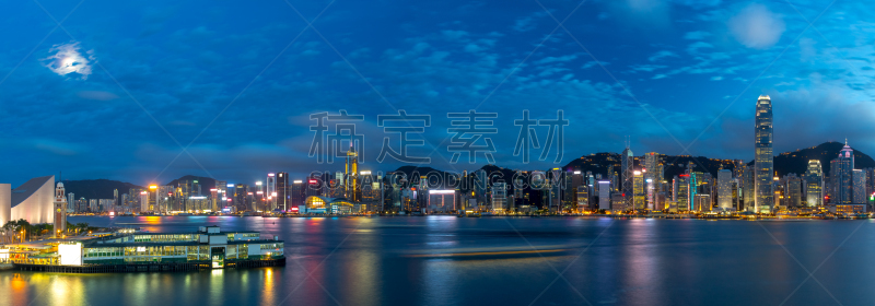 维多利亚港,夜晚,中环广场,湾仔,太平山,九龙,维多利亚港湾,旅行者,都市风景,光