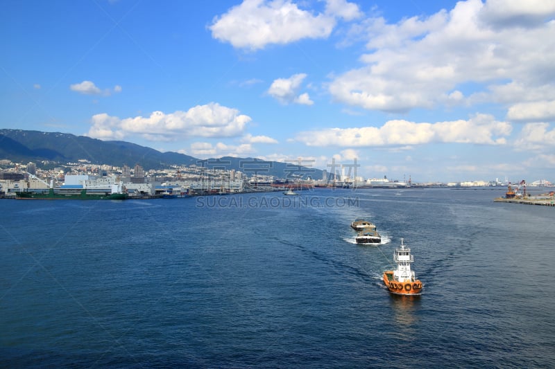 海港,神户,天空,城镇景观,水平画幅,无人,户外,都市风景,兵库县,城镇