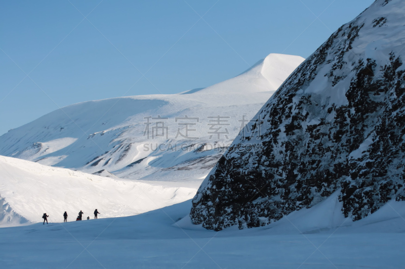 斯瓦尔巴德群岛,挪威,暴风雨,水平画幅,雪,户外,斯瓦尔巴特群岛和扬马延岛,白色,冬天,山