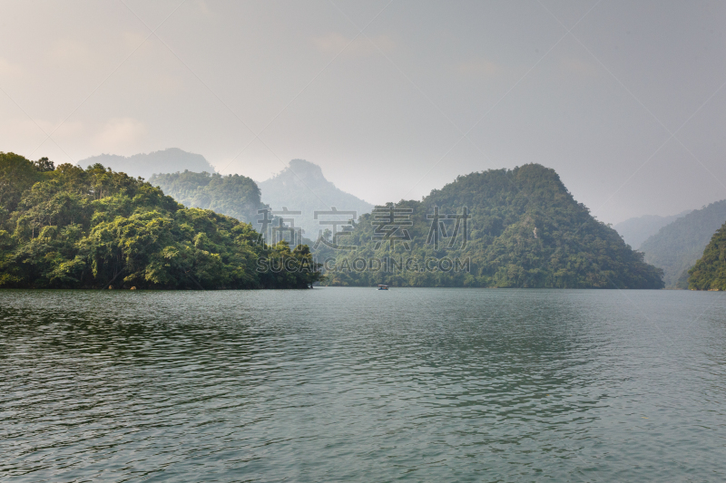 湖,越南,风景,查济,脐钉,英国飞机公司,宏伟,摩托艇,水,美