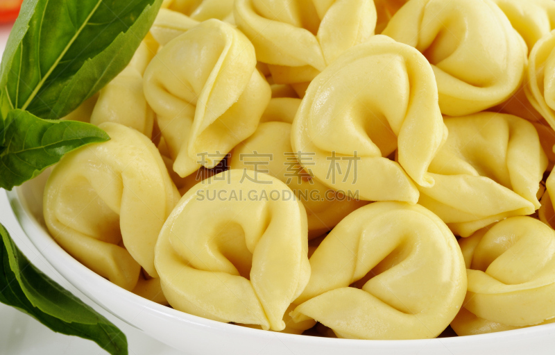 意大利饺子,特写,车轮面,水平画幅,意大利食品,无人,黄色,生食,食品,摄影