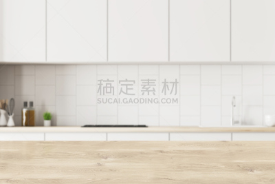 厨房,桌子,瓷砖,白色,灶台,吧椅,空的,舒服,椅子,水槽