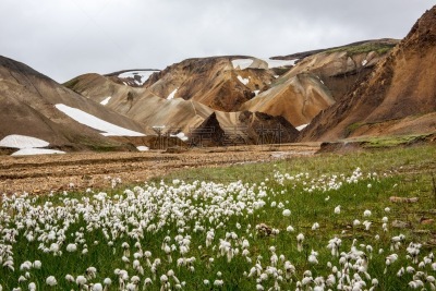 冰岛国,山,国内著名景点,雪,小路,瑞奥莱特幽灵城,夏天,户外,山谷,火山