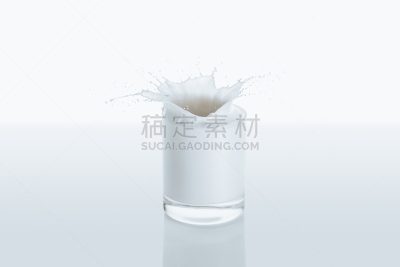 牛奶,玻璃,奶制品,水平画幅,无人,饮料,营养品,白色,简单生活