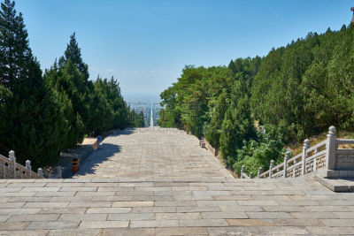 坟墓,天空,水平画幅,山,夏天,户外,石材,植物,女王,远古的