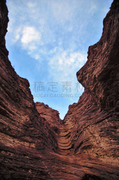 戴布罗坝,魔鬼喉咙,垂直画幅,天空,岩石,无人,蓝色,南,多层效果,户外