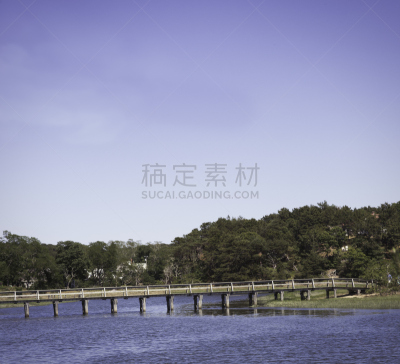 柯德角,韦尔夫利特,桥,文学硕士,水,天空,留白,水平画幅,无人,夏天