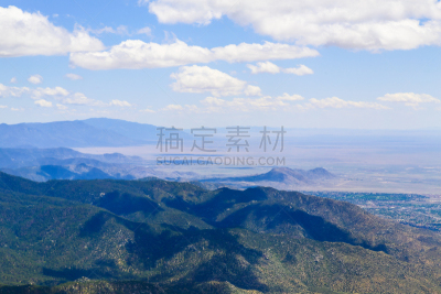 城市,山脉,自然,美国西部,美国,水平画幅,高视角,地形,无人,阿尔伯克基