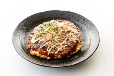 日本,薄烤饼,御好烧,日本食品,格子烤肉,传统,热,食品,酱汁,面粉