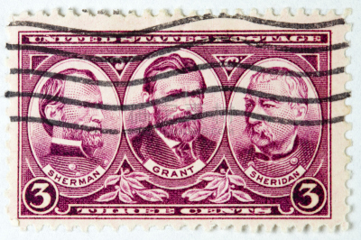 谢里登,1936,general sherman,格兰特郡,美国,水平画幅,无人,长方形,邮票,摄影