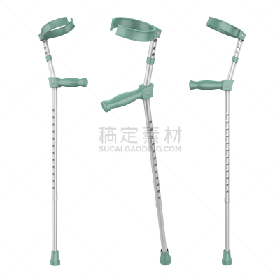 分离着色,健康保健,金属,身体受伤,背景分离,医疗器械,图像,设备用品,计算机制图,手杖