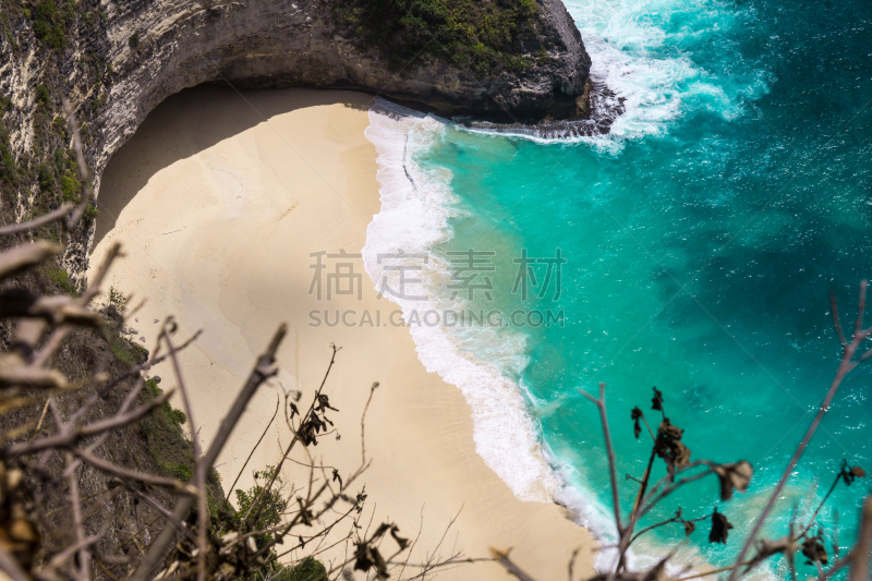 努沙珀尼达岛,巴厘岛,视角,卡兰葛森地区,大鹞鱼,热带鱼,泻湖,水,沙子,夏天