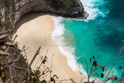 努沙珀尼达岛,巴厘岛,视角,卡兰葛森地区,大鹞鱼,热带鱼,泻湖,水,沙子,夏天