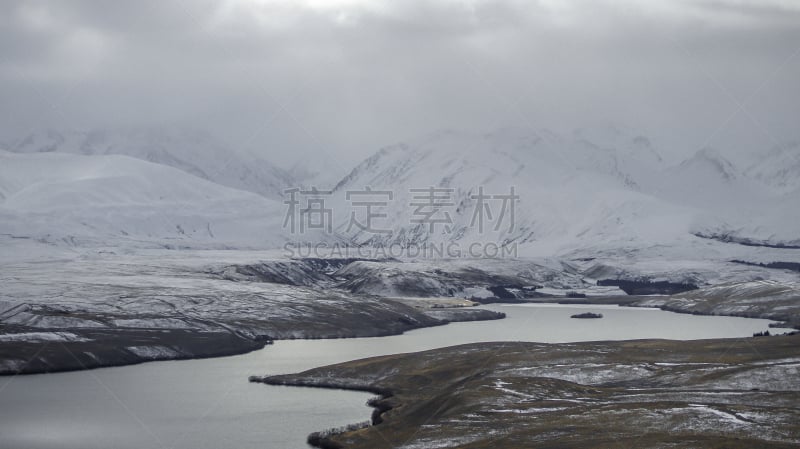 湖,山,风景,john the baptist,水平画幅,雪,无人,户外,南阿尔卑斯山脉