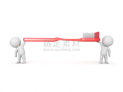 牙刷,拿着,三维图形,绘画插图,红松,两个物体,性格,高处,根管,牙髓学