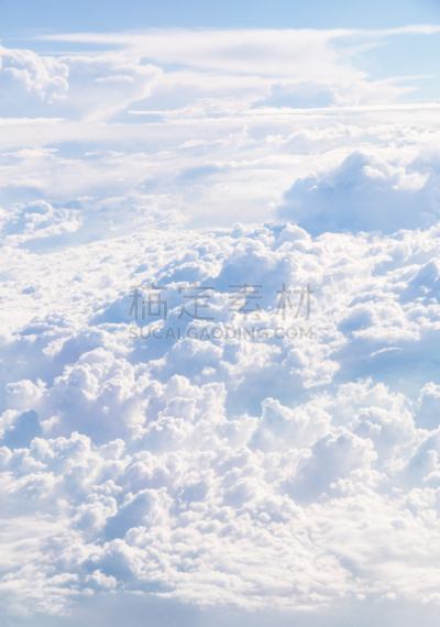 蓝色,云景,天空,白色,雾,垂直画幅,天气,无人,平流层,环境