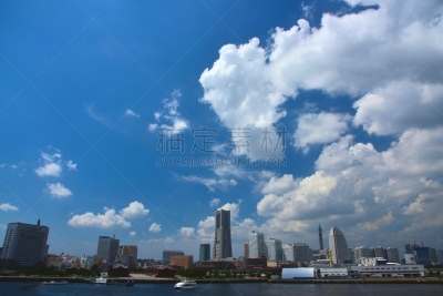 水平画幅,无人,户外,都市风景,城镇,横滨,神奈川县,横滨地标大厦,建筑
