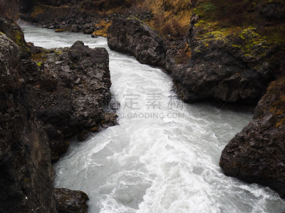 冰岛国,河流,地形,风景,小溪,river hvita,hraunfossar,卡斯基德山脉,熔岩,水
