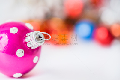 球,贺卡,留白,装饰物,新年前夕,背景,多色的,特写,运动模糊