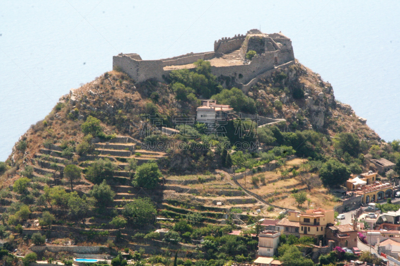 卡斯泰尔莫拉,边框,水平画幅,山,旅行者,夏天,户外,都市风景,拿索斯,屋顶