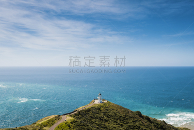天空,灯塔楼,新西兰,cape reinga,蓝色,白昼,晴朗,水,沙子,旅行者