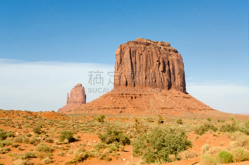 纪念碑山谷,立石,纳瓦霍保留地,自然,天空,美国,国家公园,水平画幅,地形,岩石