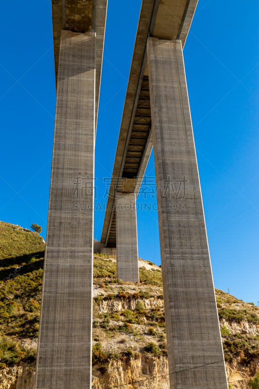 公路,马拉加省,桥,西班牙,沃特海盗a7,自然,垂直画幅,图像,交通方式,无人