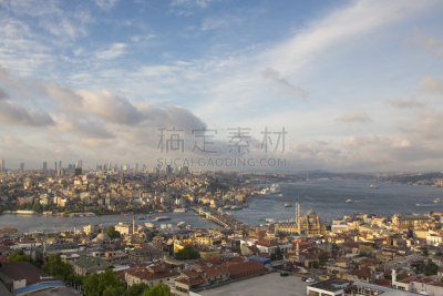 都市风景,伊斯坦布尔,自然美,暂停手势,苏莱曼清真寺,女背心,@符号,艾米诺努区,水平画幅,手势语