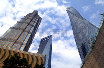 陆家嘴,上海,办公室,天空,水平画幅,无人,浦东,金茂大厦,开瓶器,都市风景