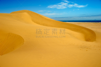 大西洋,纳米布沙漠,风,水平画幅,沙子,无人,户外,沃尔维斯湾,海洋,弯曲