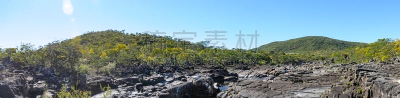 卡舒艾拉,戈亚斯,自然,水,公园,水平画幅,瀑布,无人,生态旅游,全景