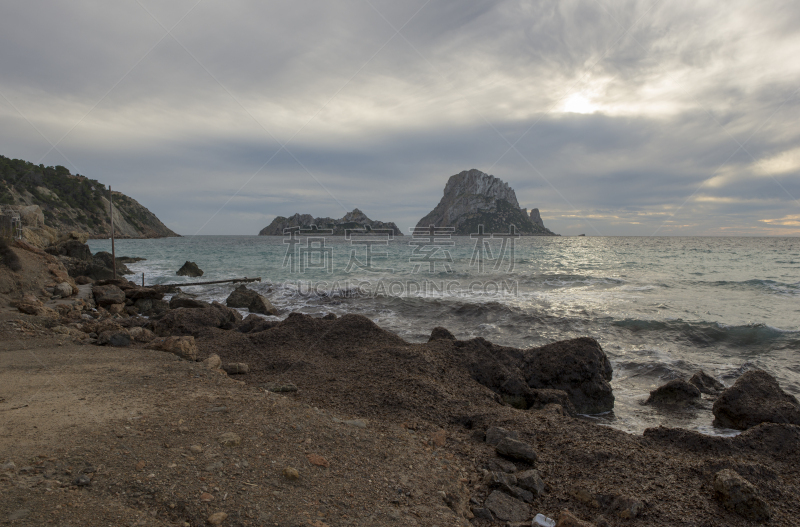 西班牙威德拉,伊比沙岛,特拉华,洛杉矶县,,著名景点,海岸线,泻湖,沙漠,夏天