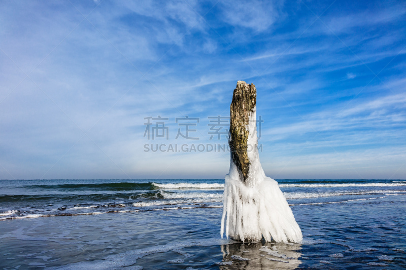 波罗的海,水,天空,水平画幅,无人,海岸地形,户外,云景,防波堤,白色