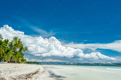 棕榈树,海滩,菲律宾,鸡尾酒,唐古拉山口,薄荷岛,水,天空,水平画幅,沙子