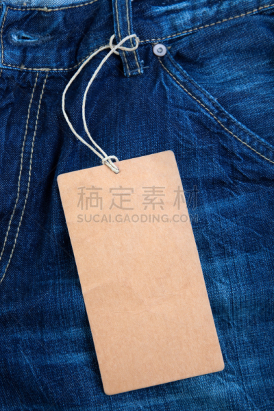 标签,牛仔裤,垂直画幅,式样,纹理效果,无人,衣服,蓝色,时尚,裤子
