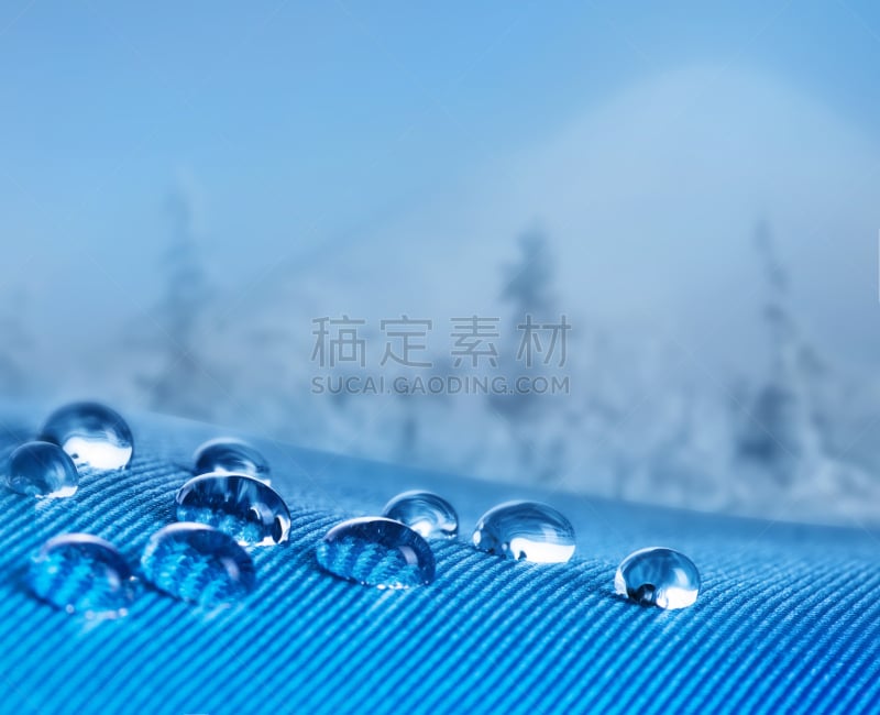 特写,冬天,地形,背景聚焦,纺织品,水,水平画幅,垂降,雪,湿