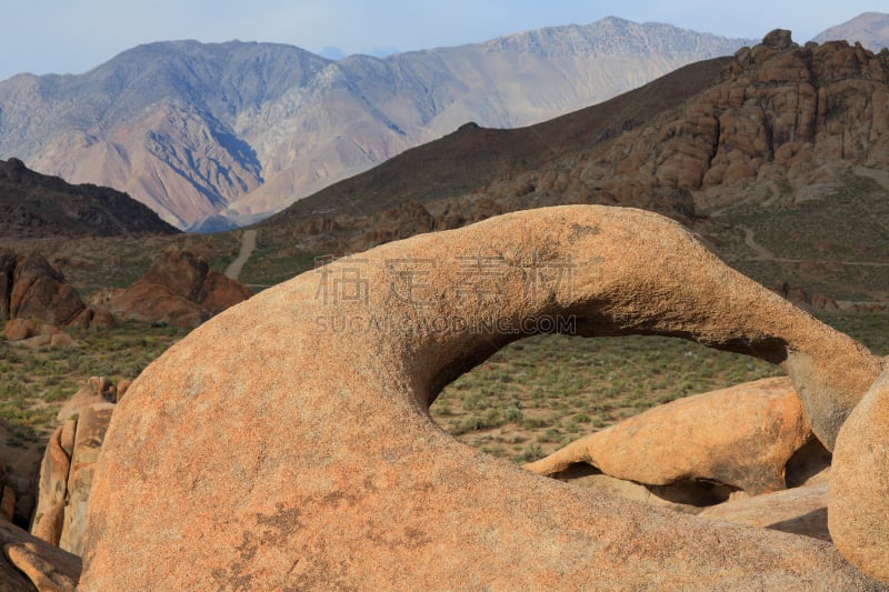 阿拉巴马山,褐色,边框,水平画幅,无人,欧文斯谷,户外,石头,山,加利福尼亚内华达山脉