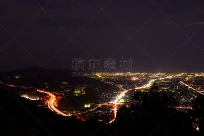 日本,都市风景,神奈川县,小田原,黄昏,水平画幅,秋天,夜晚,无人,户外