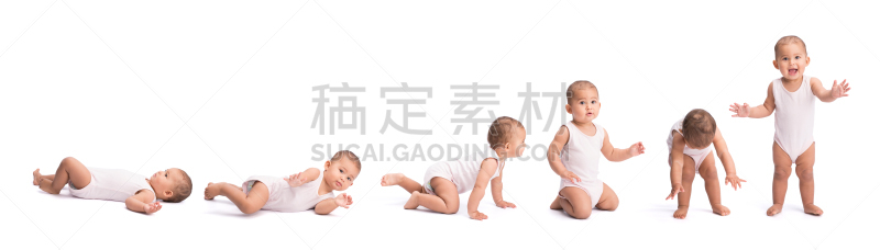 婴儿,仅婴儿,脸朝下,幼儿,新生儿,新生活,女婴,站起来,混血儿,6到11个月