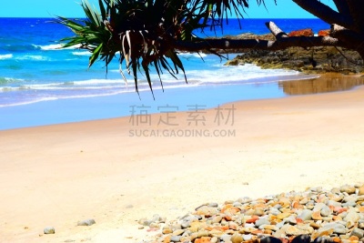风景,海滩,水平画幅,无人,海景,户外,阳光海岸,库拉姆海滩,摄影
