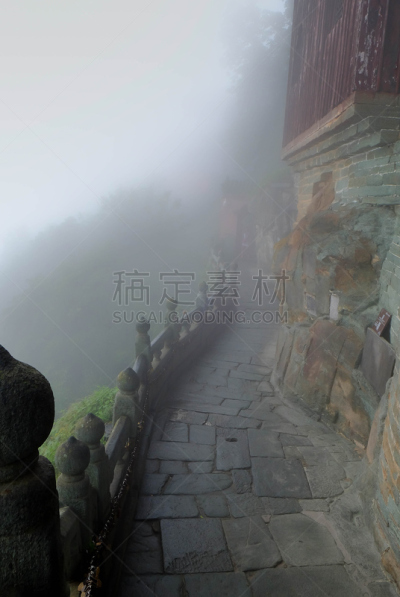 The Wudang Mountains,Hubei China. Many Taoist monasteries to be found there,It’s world heritate and famous in one of China. This here have a good weather sometime it a lot of the fog.