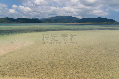 岛,看风景,冲绳县,西表岛,海岸线,当地著名景点,竹富町,纯净,夏天,海滩